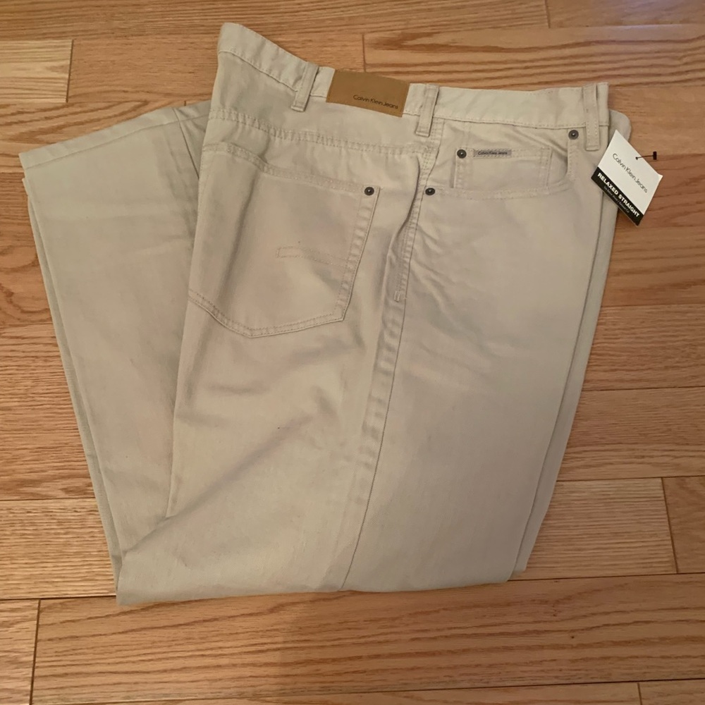 Calvin Klein Jeans Cream Pants